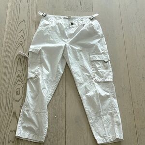 White Cargo Pants for women size 28 got from grailed